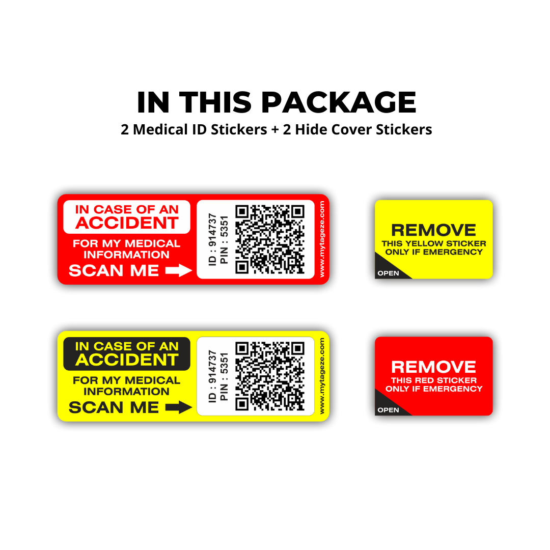 Medical ID Sticker – MyTageze