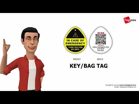 medical id Tag keychain informative video
